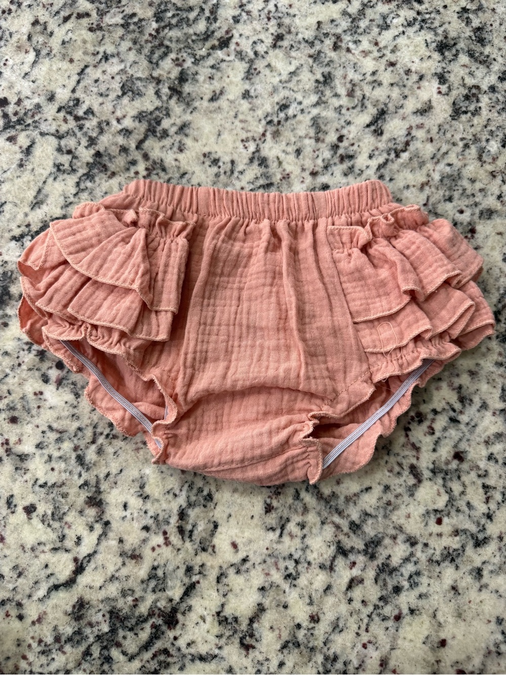 Ruffle Bloomers for Baby Girls - Peach